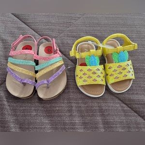 BRAND NEW TODDLER SANDALS NEVER BEEN WORN